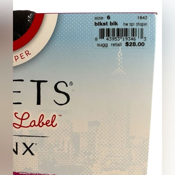 HIGH WAIST MID THIGH SHAPER BY SPANX, Sz 6 Black - Picture 2 of 5